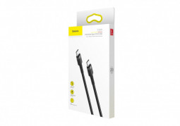 Кабель-переходник Baseus Cafule series Type-C на Type-C PD2.0 2м (CATKLF-HG1) серо-черный