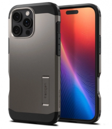 Накладка для i-Phone 16 Pro 6.3" Spigen Tough Armor MagSafe (ACS08145) серый