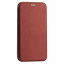 Чехол-книжка Samsung Galaxy M31 Fashion Case кожаная боковая малиновая