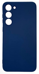 Накладка для Samsung Galaxy S23 Plus Silicone cover без логотипа темно-синяя