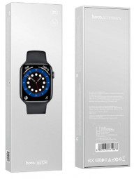 Смарт-часы Hoco Y5 Pro Smart Watch 1.85"/240х280/240mAh/72ч/BT5.0 черные