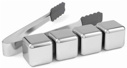 Охлаждающие камни для напитков Xiaomi Circle Joy Stainless Steel Ice Cubes CJ-BK03 4шт серебро