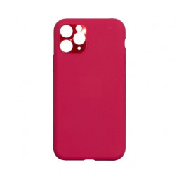 Накладка для i-Phone 13 Pro Max Silicone icase под оригинал, камера закрыта №36 терракотовая