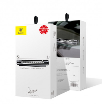 Парковочная карта Baseus ACNUM-01 чёрная
