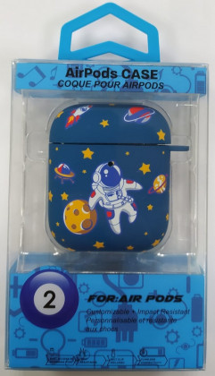 Силиконовый светящийся в темноте чехол для AirPods 1/2 Luxo Kaws рисунок №6
