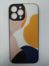 Накладка для i-Phone 13 Pro Max 6.7" пластик разные рисунки
