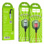 Usb Кабель-зарядка Micro Hoco X38 Cool 2.4A 0.25м в тканевой оплётке чёрный