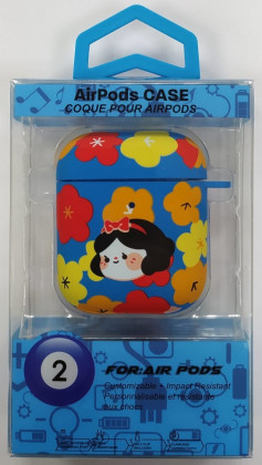 Силиконовый светящийся в темноте чехол для AirPods 1/2 Luxo Kaws рисунок №8
