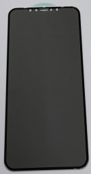 Защитное стекло для i-Phone 11 Pro Max/XS Max 6.5" Анти-Шпион чёрное