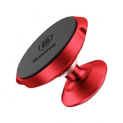 Держатель в автомобиль на торпеду магнитный Baseus Small Ears Magnetic (SUER-B09) красный