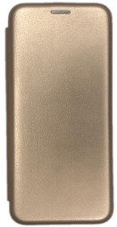 Чехол-книжка Xiaomi redmi A1+ Fashion Case кожаная боковая золотая