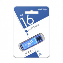 USB флеш накопитель Smartbuy 16GB Glossy Blue (SB16GBGS-B)