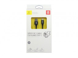 Usb Кабель-зарядка TYPE-C Baseus Speed QC cable for Huawei 1м (CATKC-01) чёрный