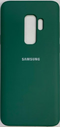 Накладка для Samsung Galaxy S9 Plus Silicone cover зеленая