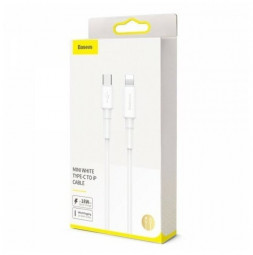 Кабель-зарядка Type-C на Lightning Baseus Mini 18W 1м (CATLSW-02) белый