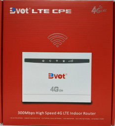 Мобильный роутер Bvot 4G LTE CPE WiFi 300 Mbps/1wan/2lan белый