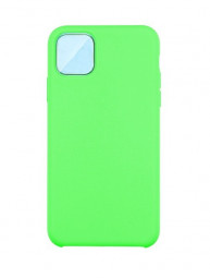 Накладка для i-Phone 13 Pro Max Silicone icase под оригинал, камера закрыта №60 травяная