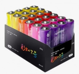 Батарейки Xiaomi ZMI Rainbow ZI5 тип AA 24 шт цветные