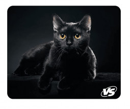 VS Коврик для компьютерной мыши "Cat", Рис.1 (180*220*2 мм), ткань+резиновое основание