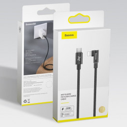Кабель-зарядка Type-C на Lightning Baseus MVP 18W 1м (CATLMVP-A01) черный