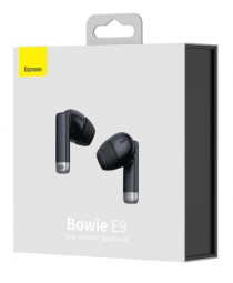 Мобильная Bluetooth-гарнитура Baseus Bowie E9 BT5.0/40mAh (400mAh)/5ч (NGTW120001) черная