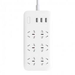 Сетевой удлинитель Xiaomi Mi Power Strip 6 Sockets/3 USB Potrs (NRB4025CN) белый