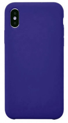 Чехол-накладка  i-Phone X/XS Silicone icase  №40 ярко-синяя