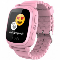 Детские часы Elari KidPhone 2 (KP-2) 1.4"/128х128/450mAh/72ч/Micro-SIM/2G/BT3.0 розовые
