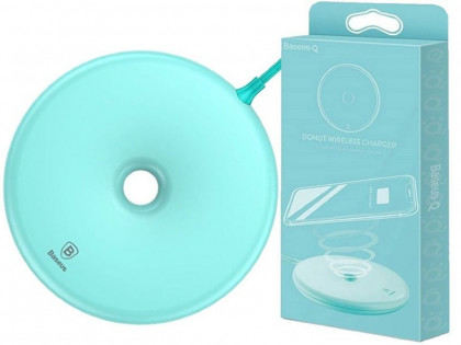 Беспроводное зарядное устройство Baseus Donut Wireless Charger WXTTQ-03 синее