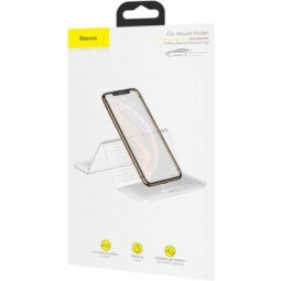 Коврик противоскользящий на торпеду Baseus Folding Bracket Antiskid Pad SUWNT-02 белый