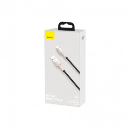 Usb Кабель-зарядка TYPE-C Baseus Cafule Series Metal Data Cable 66W 1м (CAKF000101) черный