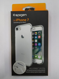 Чехол Spigen для i-Phone 7 Neo Hybrid Crystal, серебристый (042CS20676)