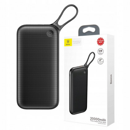 Powerbank Baseus 20000mAh 2xUSB 3.0A (PPKC-A01) черный