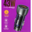 Автомобильное заряд. устр. Hoco NZ8 1USB/1C 18W/25W черное