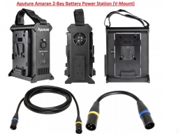 Aputure Amaran 2-Bay Battery Power Station (V-Mount)