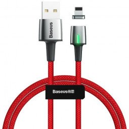 Usb Кабель-зарядка Lightning Baseus Zinc Magnetic 1м (CALXC-A09) красный